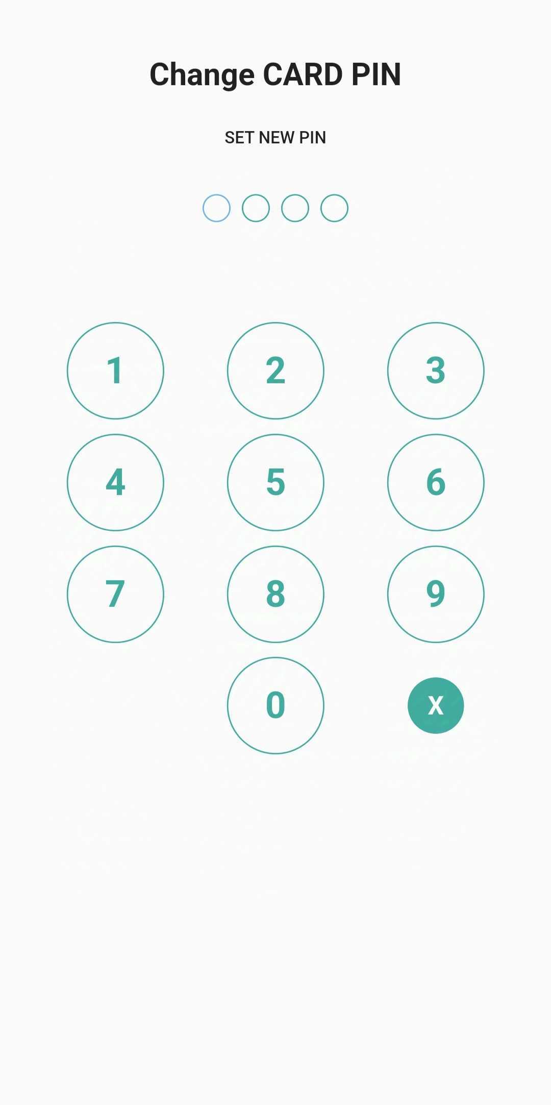 How can I change the PIN of my Physical Card?
